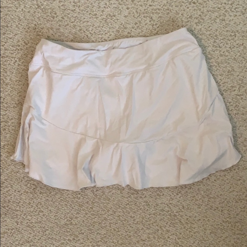 white tennis/athletic skirt